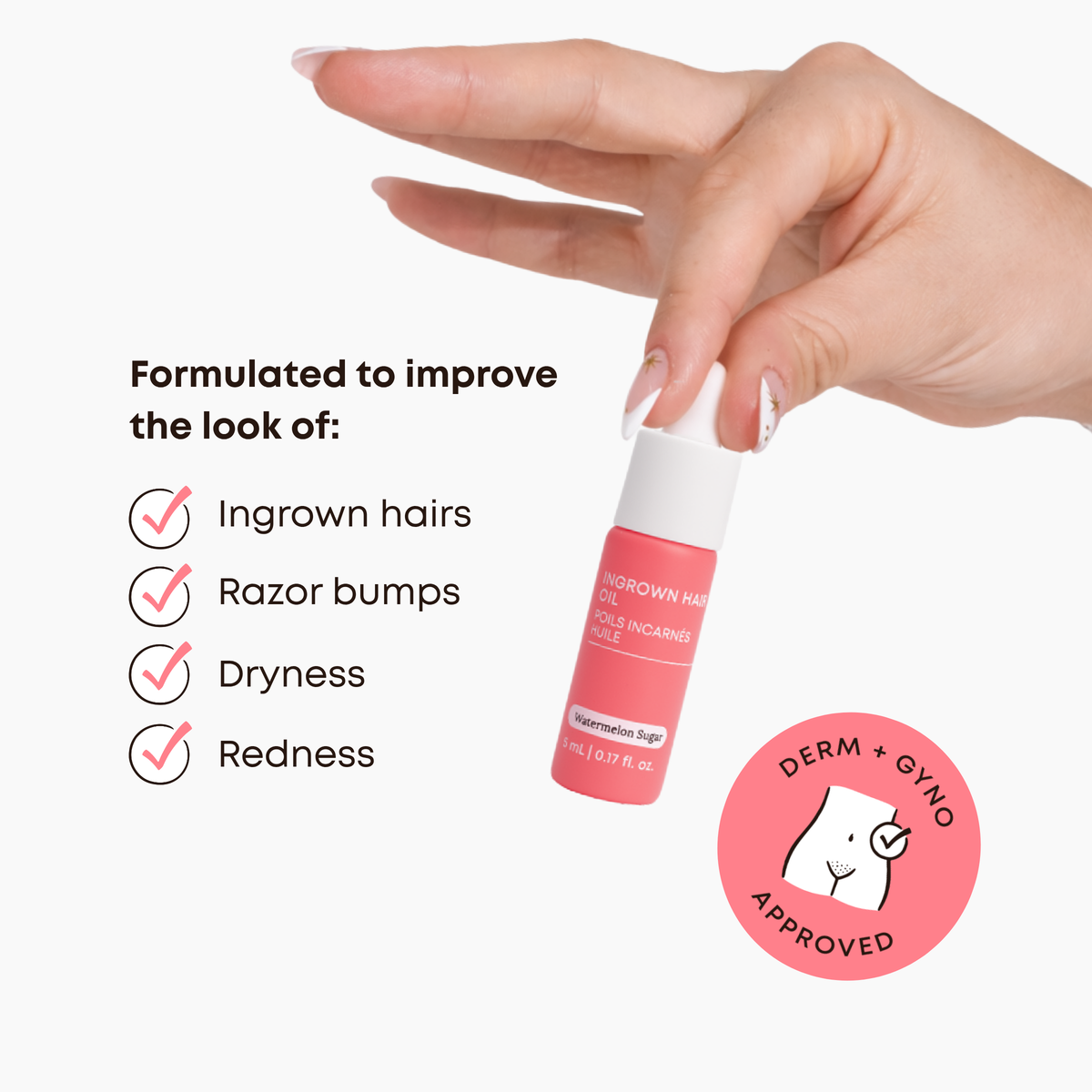 Mini Ingrown Hair Oil - Watermelon Sugar
