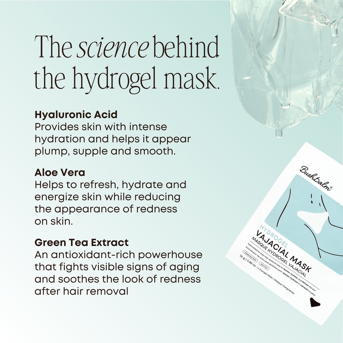 Hydrogel Vajacial Triangle Mask