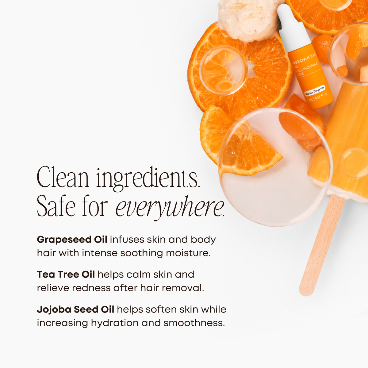 Mini Ingrown Hair Oil - Vanilla Tangerine