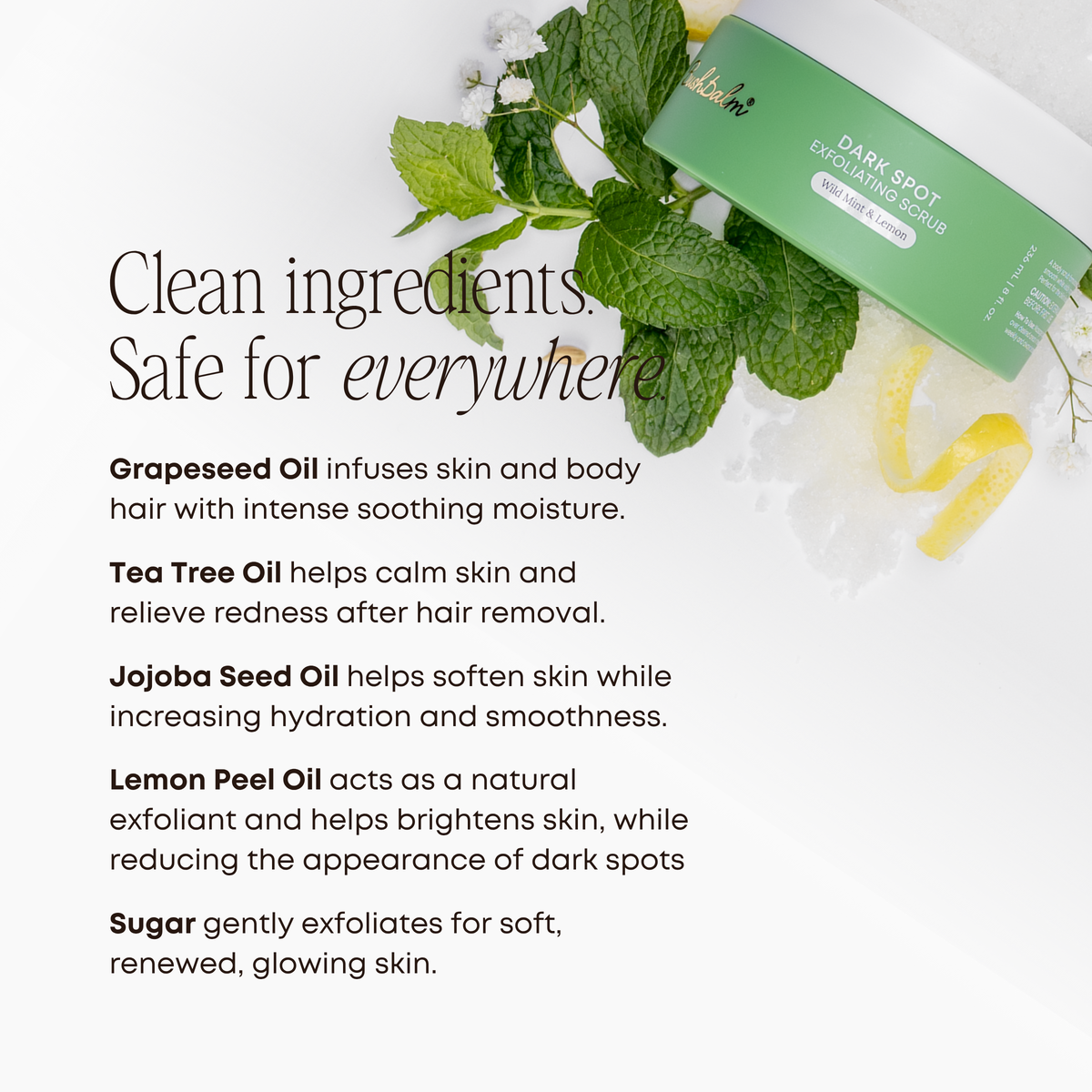 Wild Mint & Lemon Dark Spot Scrub