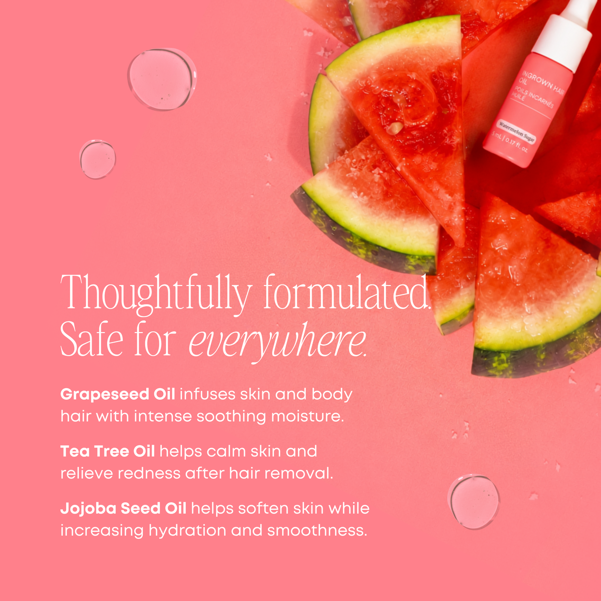 Mini Ingrown Hair Oil - Watermelon Sugar