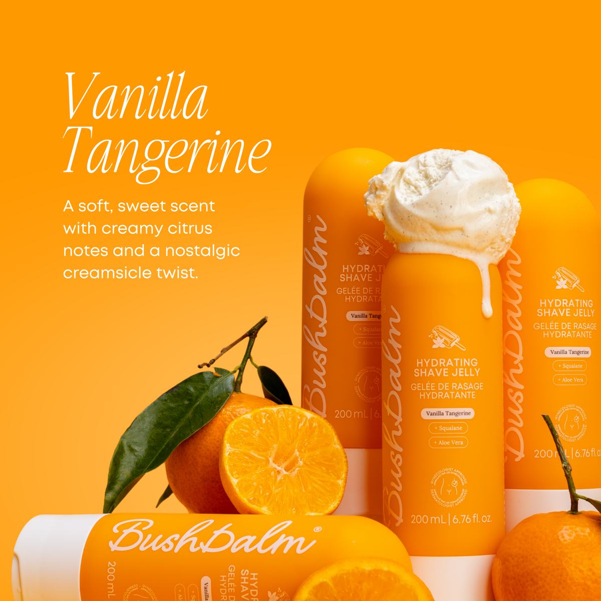Hydrating Shave Jelly - Vanilla Tangerine
